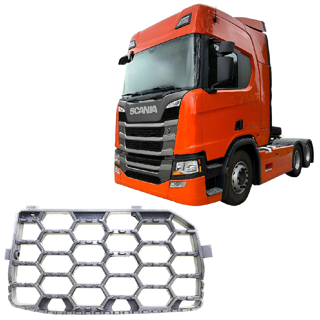 Estribo Pisante Cabine Inferior Compatível Scania NTG Série S (2019 em diante)