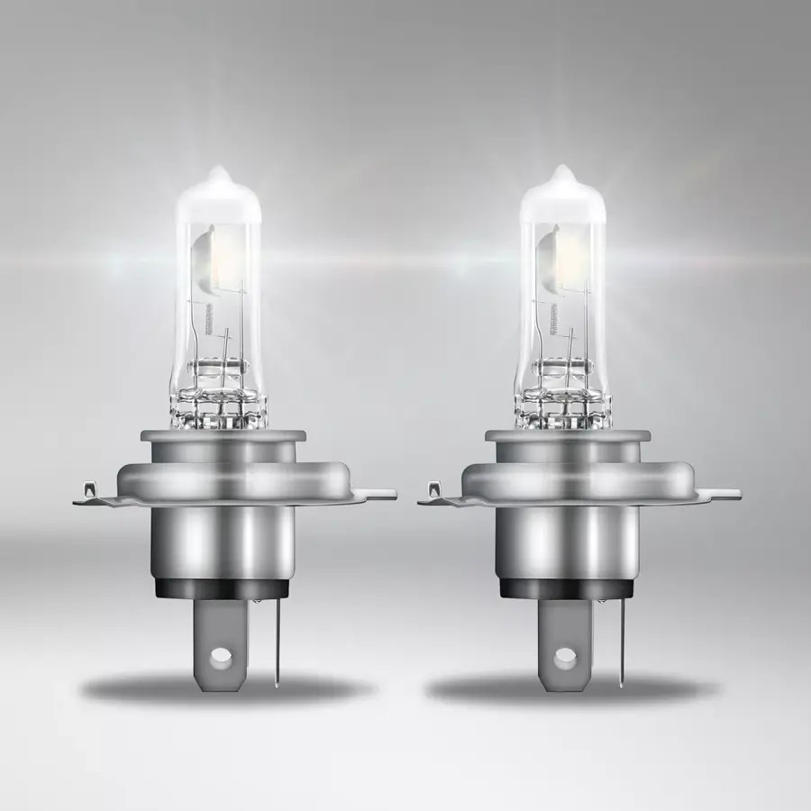 Par Lâmpada Osram Night Breaker Silver H4 + 100% Luz 60/55w