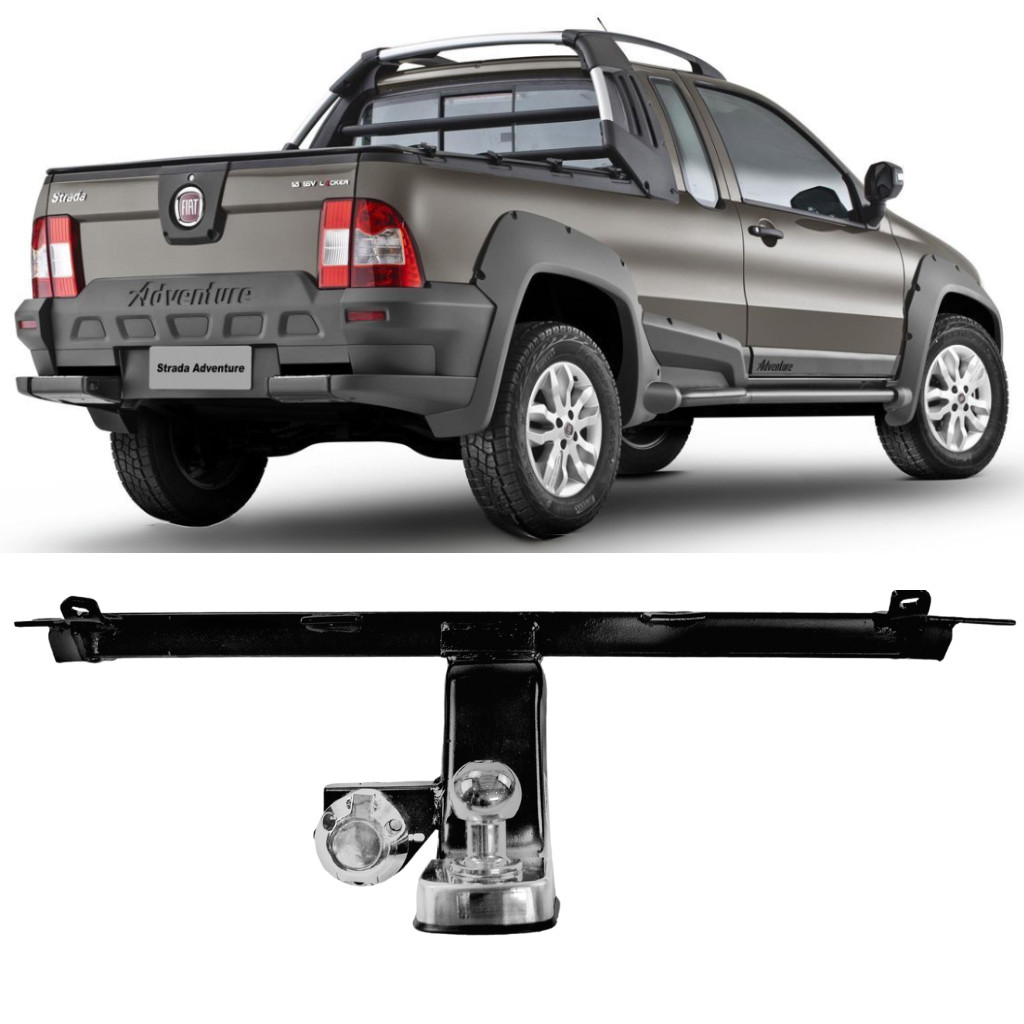 Engate Fixo Fiat Strada Adventure Trek 1998 até 2020 500KG