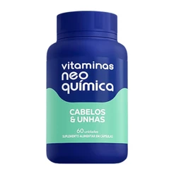 VITAMINAS NEO QUÍMICA CABELOS E UNHAS COM 60 CÁPSULAS