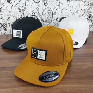 Kit Boné Aba Curva New York Original Trucker NY Fundo Algodão Fitão De Marca NYC Chapéu Masculino em Oferta na Shopee