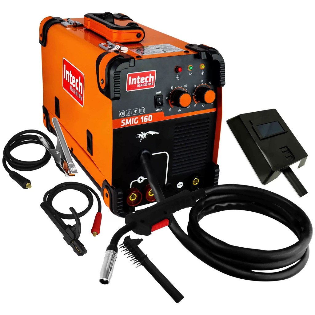 Máquina Inversor de Solda Inverter 60hz 220v Smig160 Intech Machine