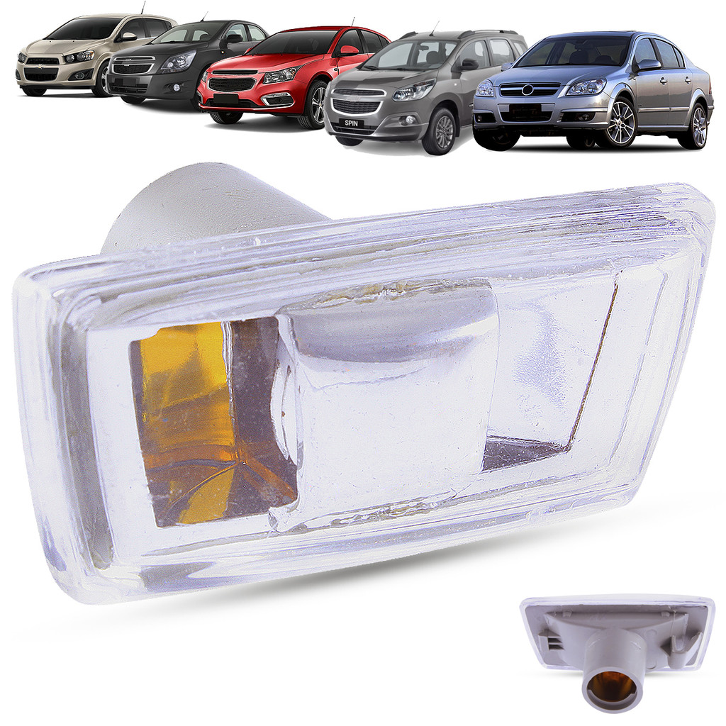 Lanterna Pisca Seta Lateral Lisa Chevrolet Vectra Cobalt Spin Cruze Sonic