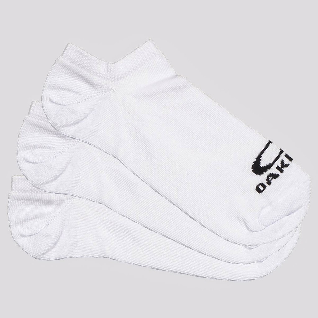 Kit Meia Oakley Essential 3 Pares Branca