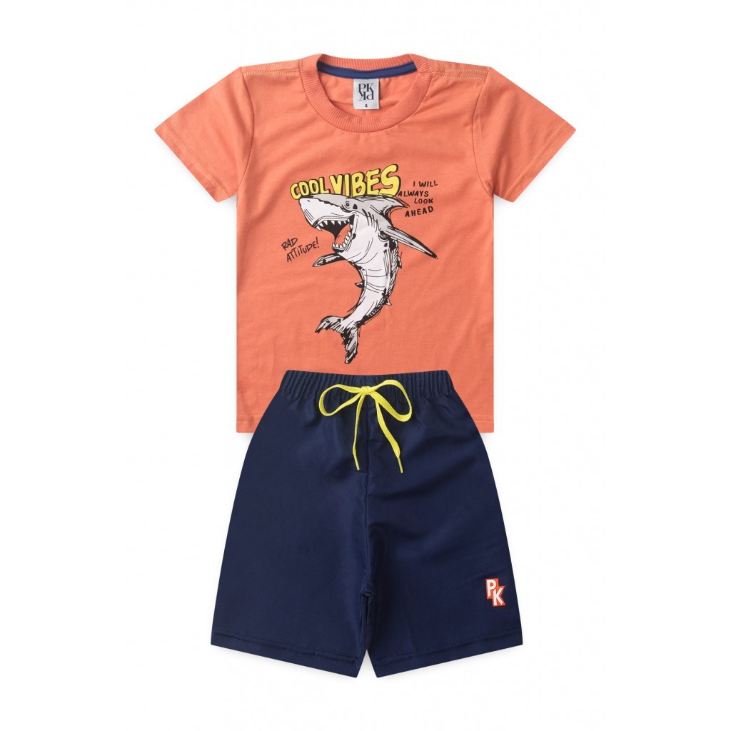 Conjunto Infantil Masculino Atitude Radical em Oferta na Shopee