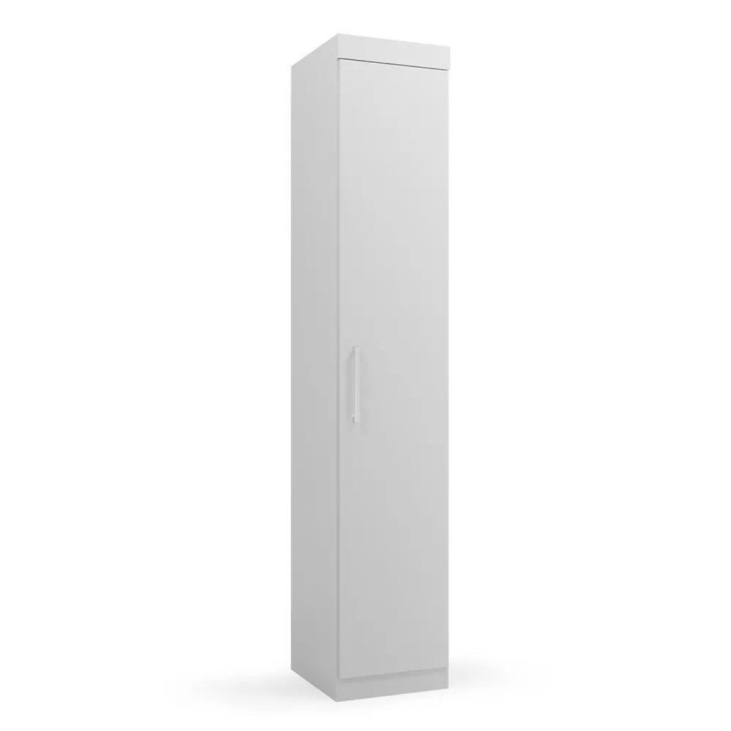 Guarda Roupa Casal Modular 1 Porta Gênova Plus Branco - Home & Living