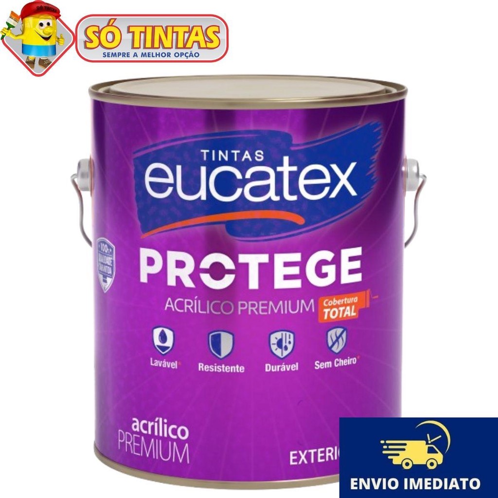Tinta Acrílica Protege Branco Neve Premium Acabamento Acetinado Lavável Sem Chei