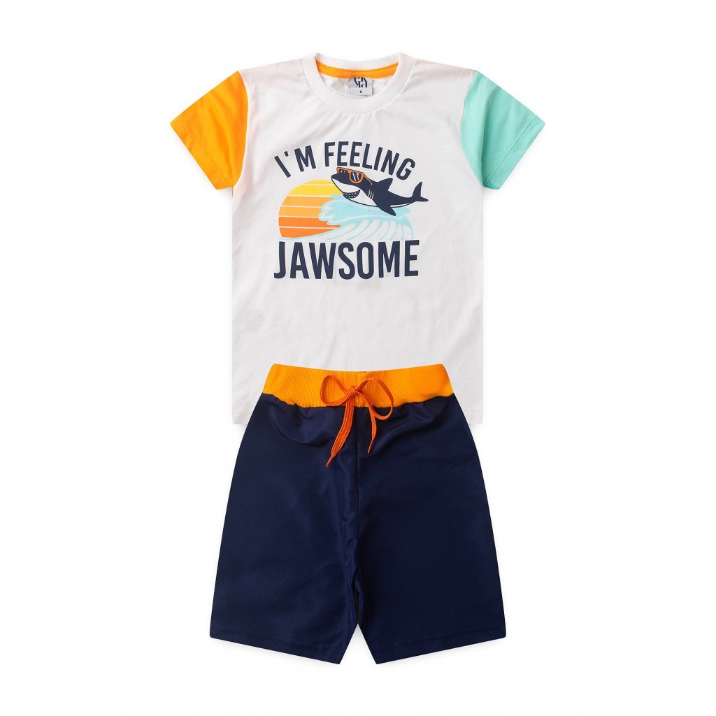 Conjunto Infantil Masculino Diversão Marítma - Baby & Kids Fashion