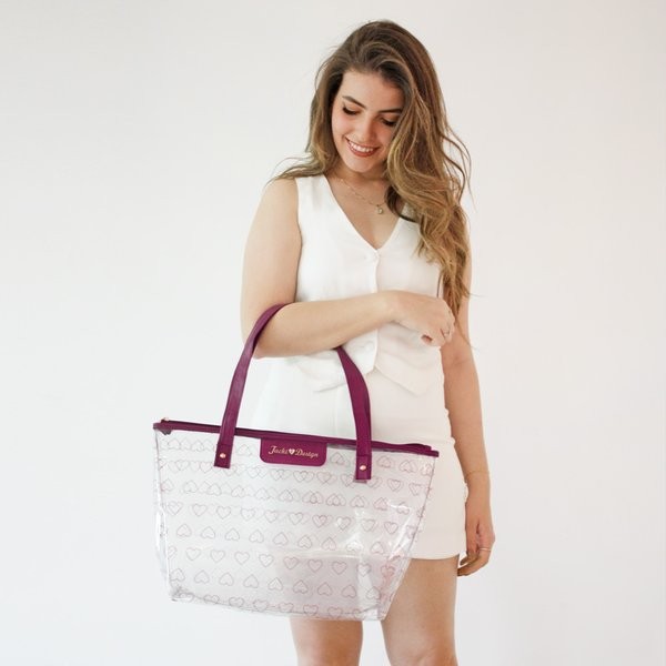 Bolsa Shopper Love- Jacki Design em Oferta na Shopee