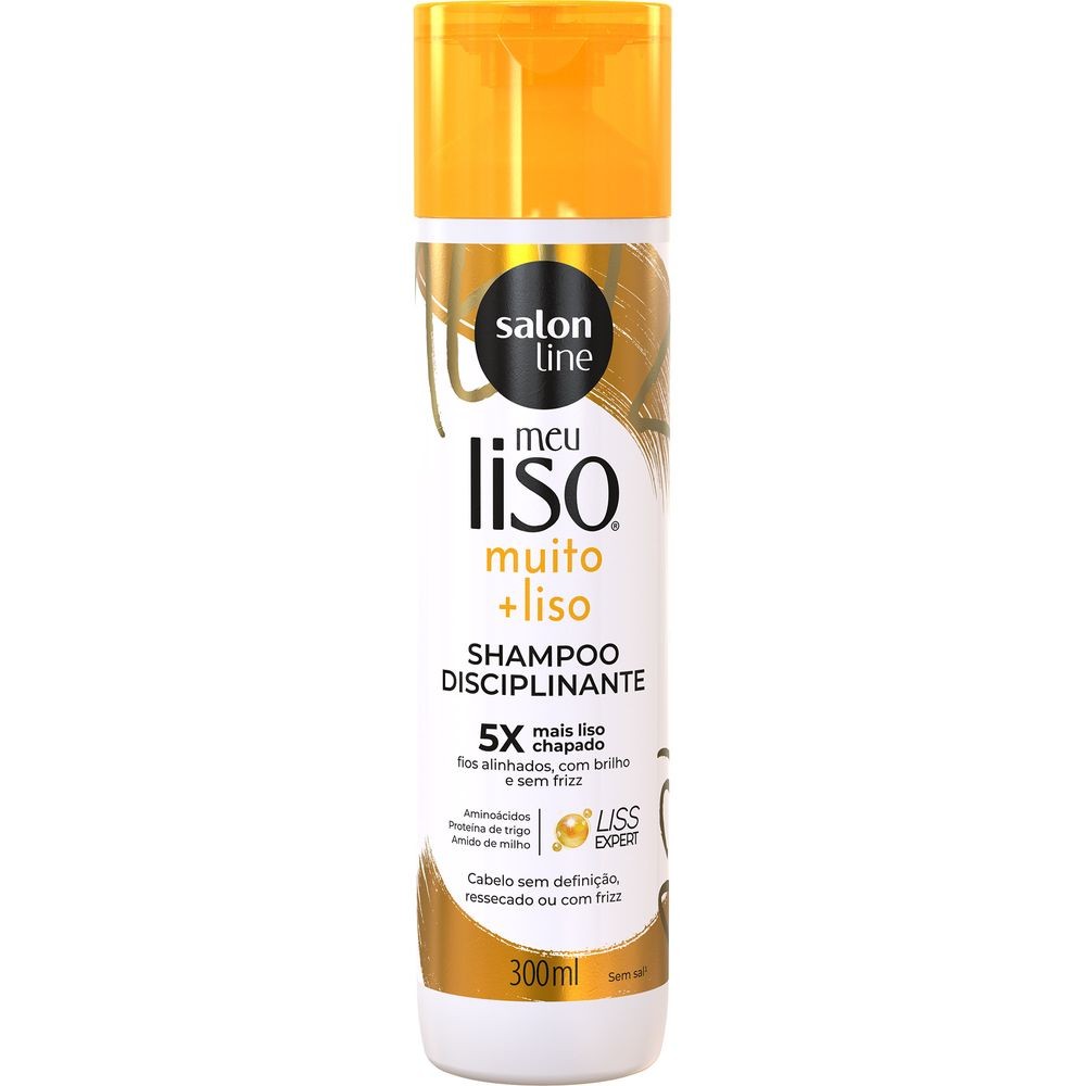 Shampoo Salon Line Meu Liso Amido De Milho 300ml - Beauty
