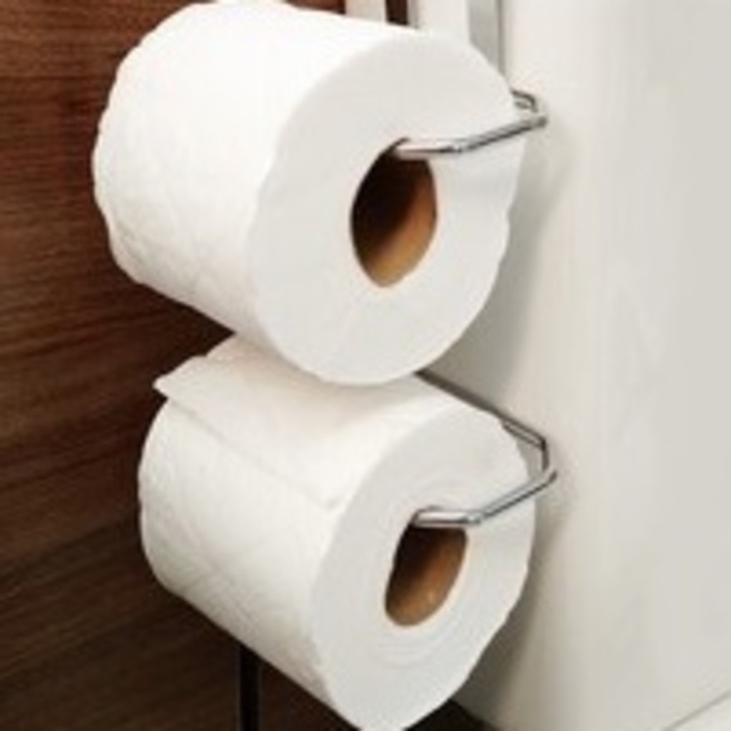 1 Uni-suporte Versátil Porta Papel Higienico Aramado Duplo Para Caixa Acoplada Cromado Multiuso