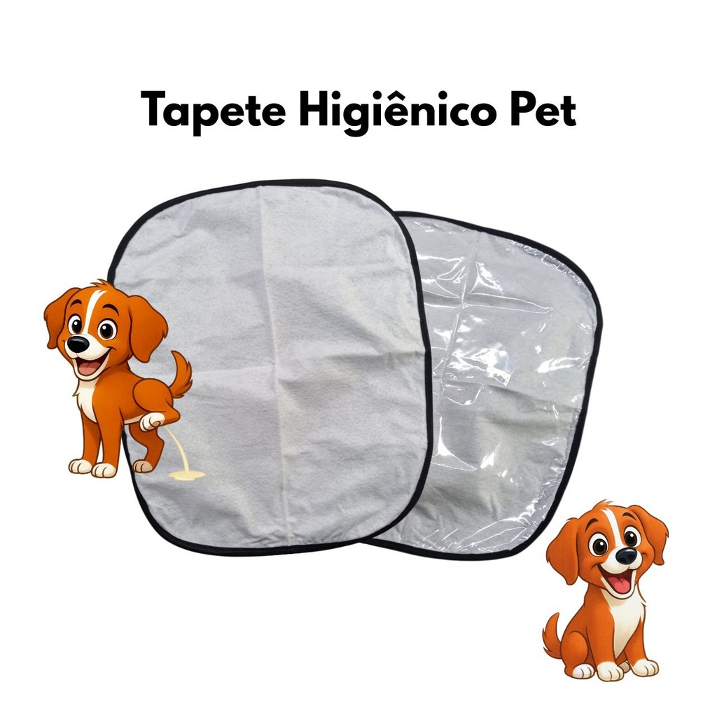 Kits 1/2/3 Tapetes Laváveis Higiênico Pet Cães Cachorro Reutilizavel Economico Ecologico 70x60cm