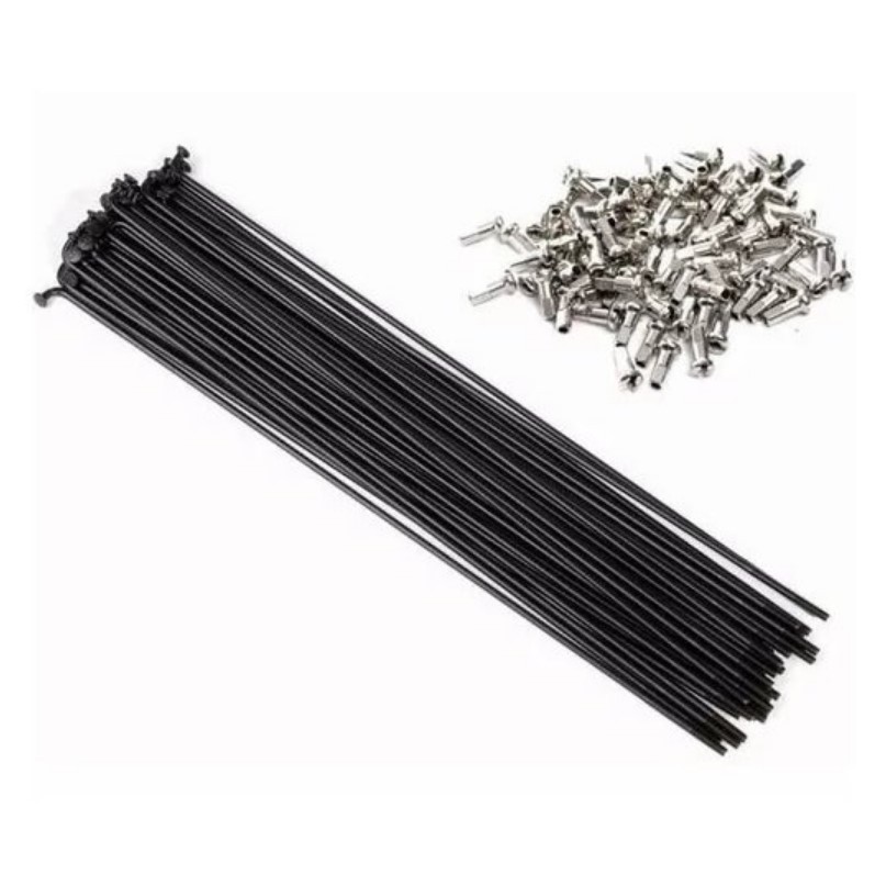 Raio Fino Zincado 255mm para Bike Pacote 1 Groza (144 un) - Spare Parts and Accessories for Vehicles