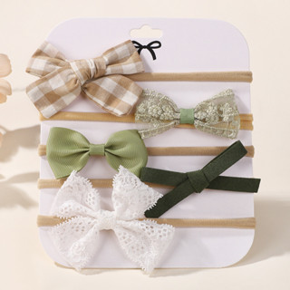 5 Pçs/Lote Bebê Elástico Náilon Bandana Recém-Nascido Doce Flor Laço Arco Faixas De Cabelo Para Infantil Criança Macio M em Oferta na Shopee