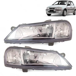 Farol Gm Celta 2000 2001 2002 2003 2004 2005 2006 Cromado