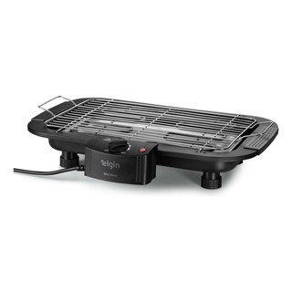 Churrasqueira Elétrica Grill De Mesa Elgin Potente 1800w 127v Cor Preta em Oferta na Shopee