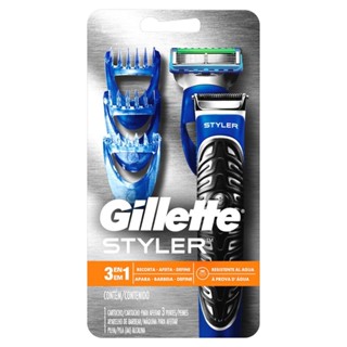 Aparelho de Barbear Gillette Styler 3 em 1 em Oferta na Shopee