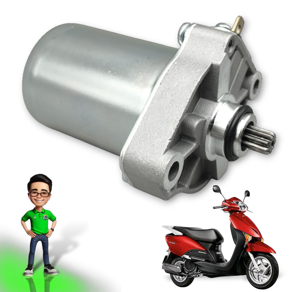Motor De Partida Honda Lead 110 / Pop 110 2009 Á 2015