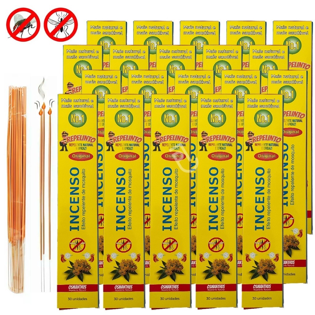 Incenso Mara Mosquito Ação Repelente Contra Mosquito Barata Caixas Natural Osmanthus em Oferta na Shopee