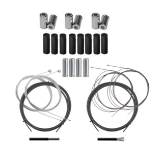 Kit Cabos Conduites Terminal Freio e Marcha Completo Bike em Oferta na Shopee