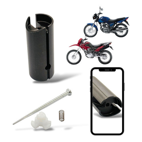 Pistonete Carburador Titan 150 2004 A 2008 Bros 150 06 08 em Oferta na Shopee