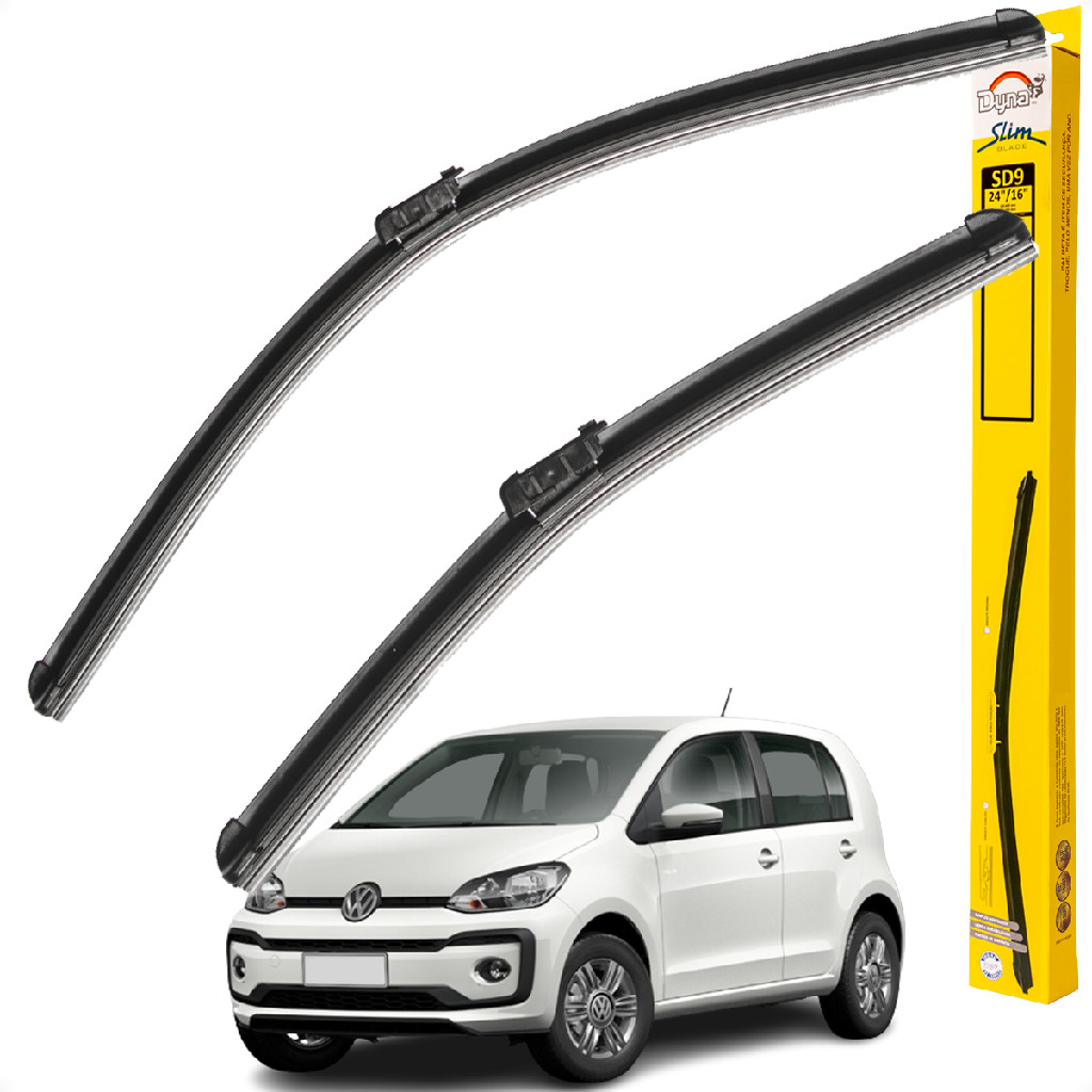 Par Palhetas Limpador Parabrisa Vw Up 2014 á 2021 Dyna