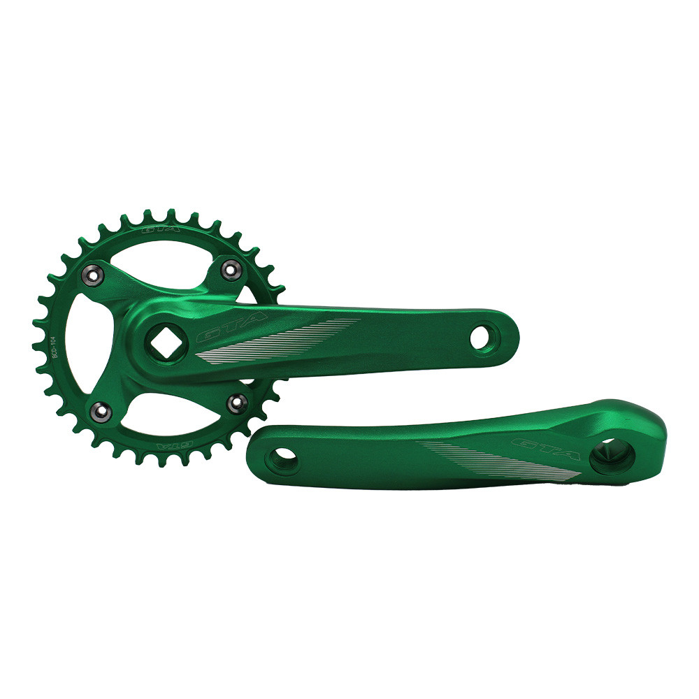 Pedivela GTA Single 170mm 34D Quadrado Verde