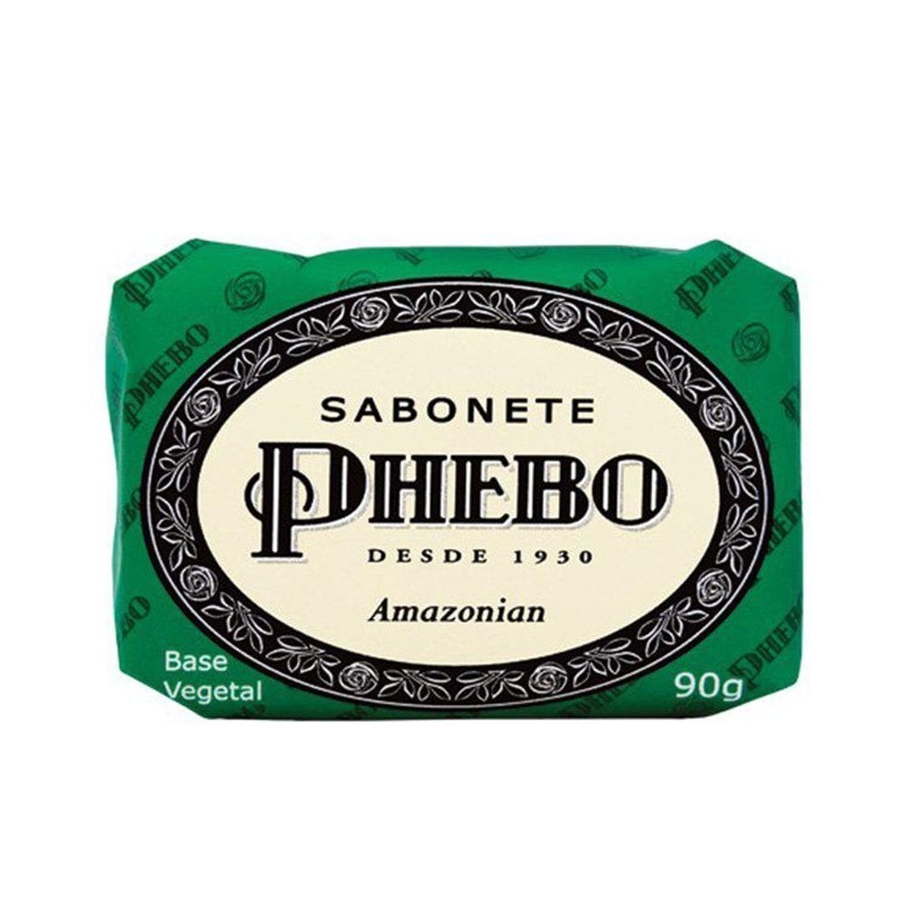 Sabonete em Barra Phebo Amazonian Verde Escuro 90g em Oferta na Shopee