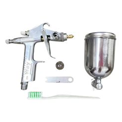 Pistola Aerógrafo 0,5mm De Pintura Gravidade Alumínio 200ml