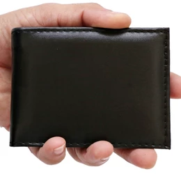 Carteira Masculina Islim Couro Ecológico Barata PRETA