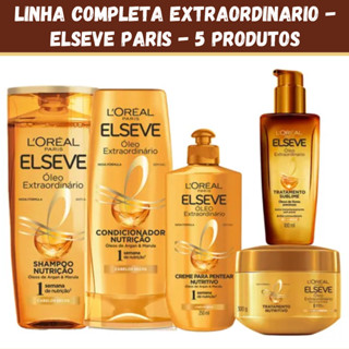 Kit completo elseve óleo extraordinario l'oreal paris - 5 Produtos em Oferta na Shopee