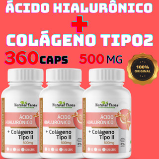Colágeno Tipo II + Ácido Hialurônico 120 Cáps – Articulações em Oferta na Shopee
