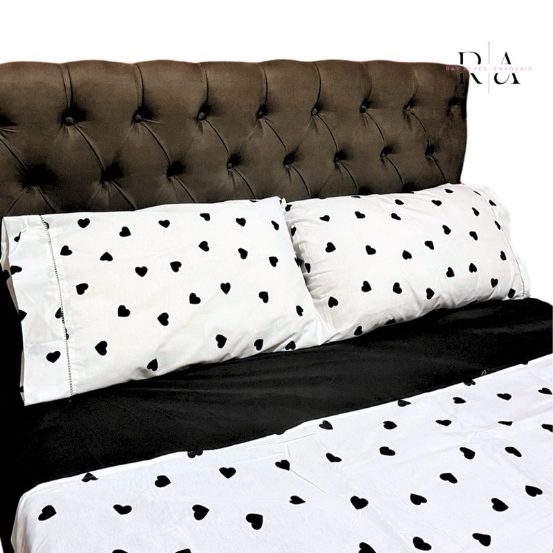 Jogo de Lençol Casal/Queen/KING 4pç 200 fios algodão