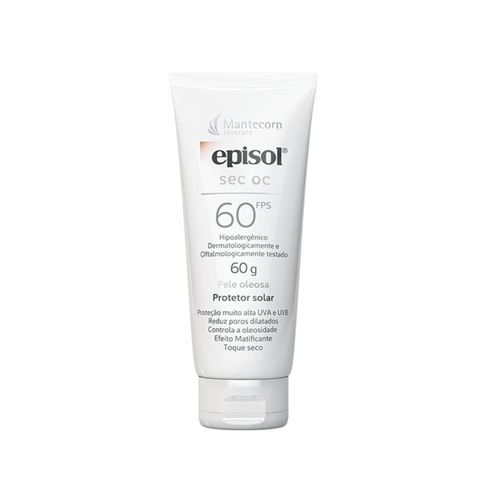 Protetor Solar Episol Sec OC FPS 60 60ml - Beauty
