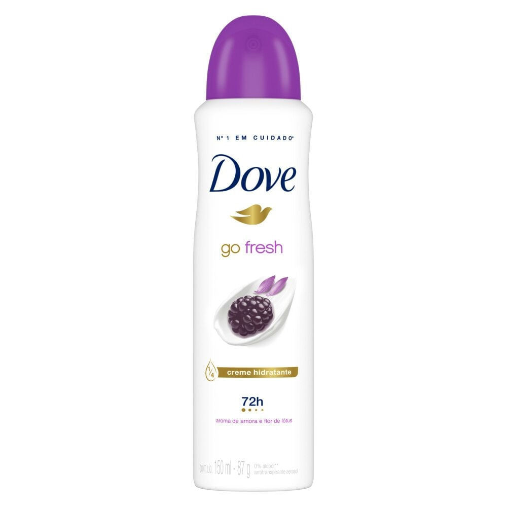 Desodorante Antitranspirante Aerosol Dove Go Fresh Amora e Flor de Lótus 150ml - Beauty