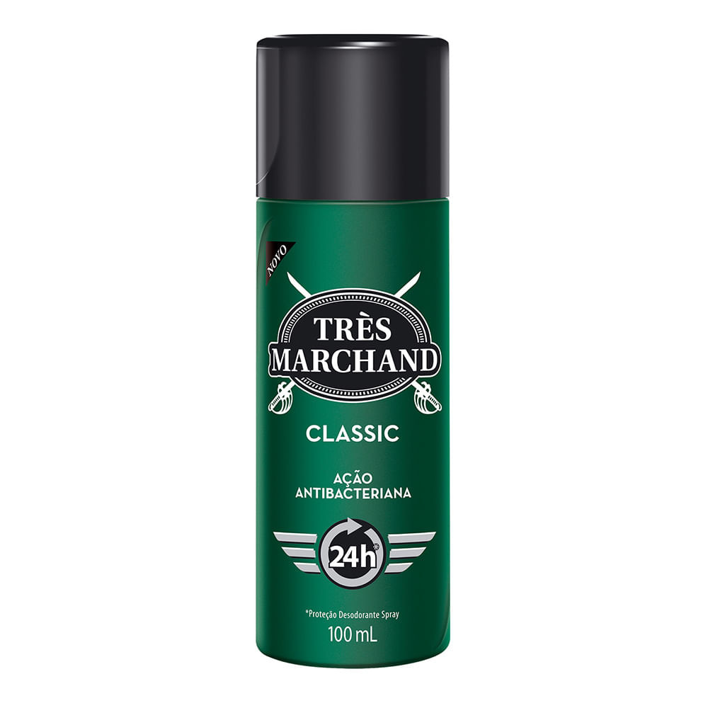 Desodorante Très Marchand Classic Spray 100ml - Beauty