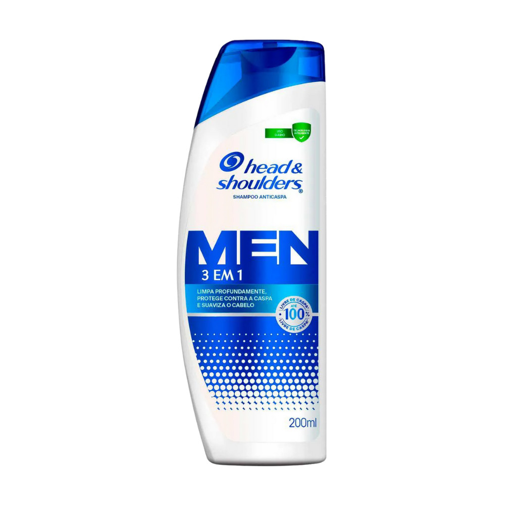 Head Shoulders Men Shampoo 3 em 1 200ml Anticaspa