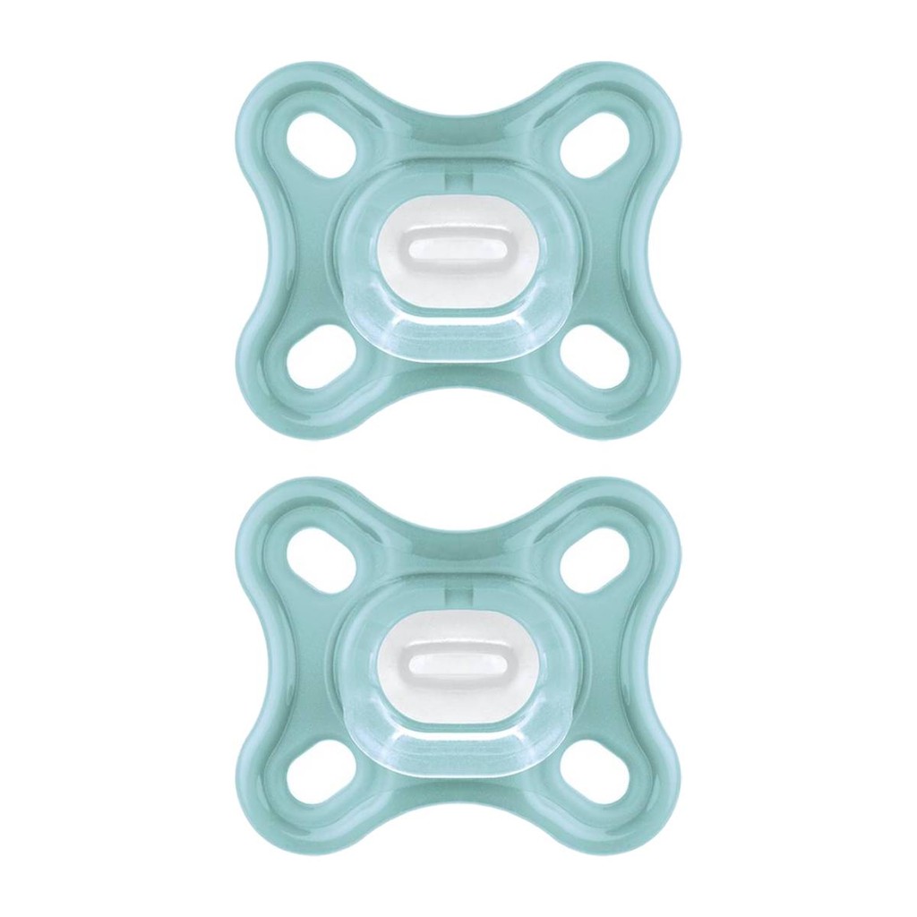 Kit 2 Chupetas Comfort 100% Silicone 0-6 Meses Neutra - MAM em Oferta na Shopee