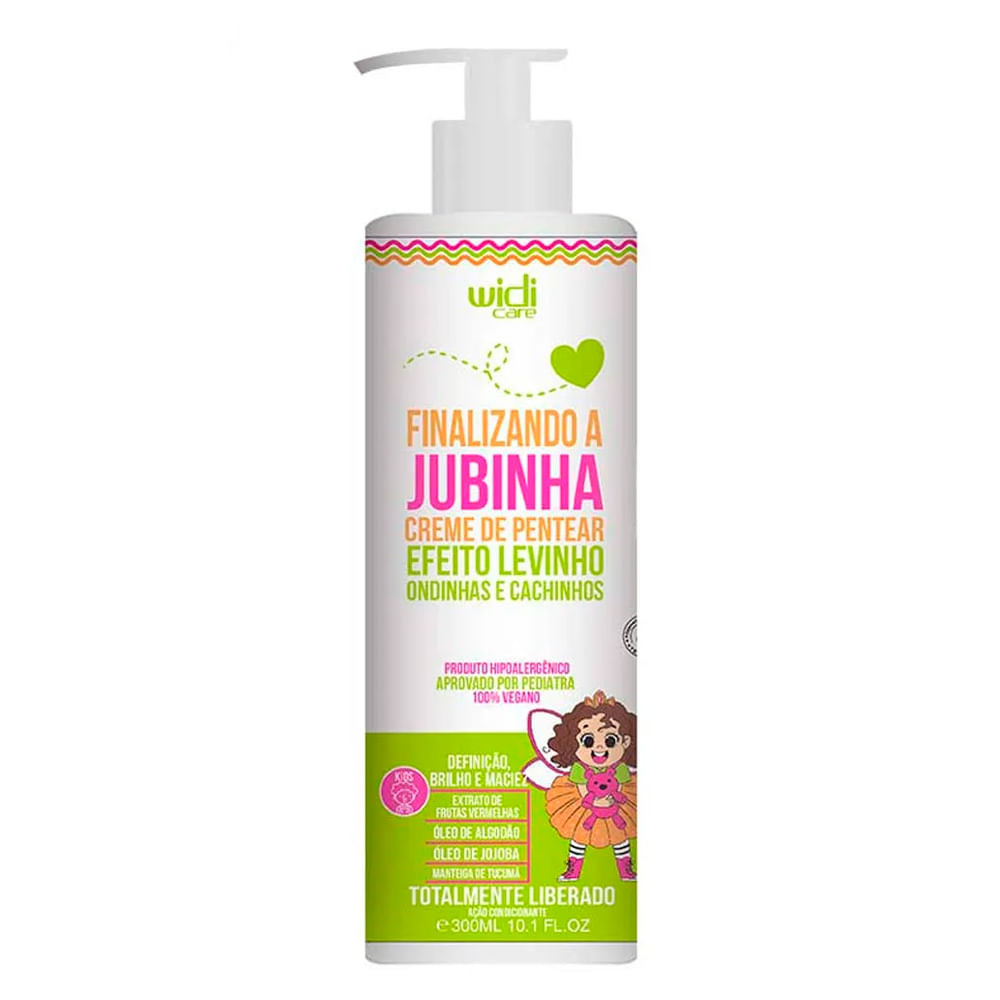 Creme De Pentear Widi Care Infantil Jubinha Efeito Levinho 300ml - Mom & Baby