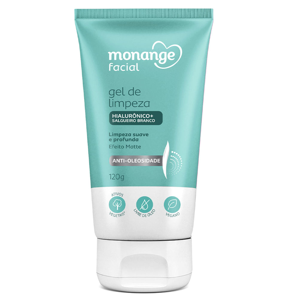 Gel Facial Monange Anti-Oleosidade 120g - Beauty