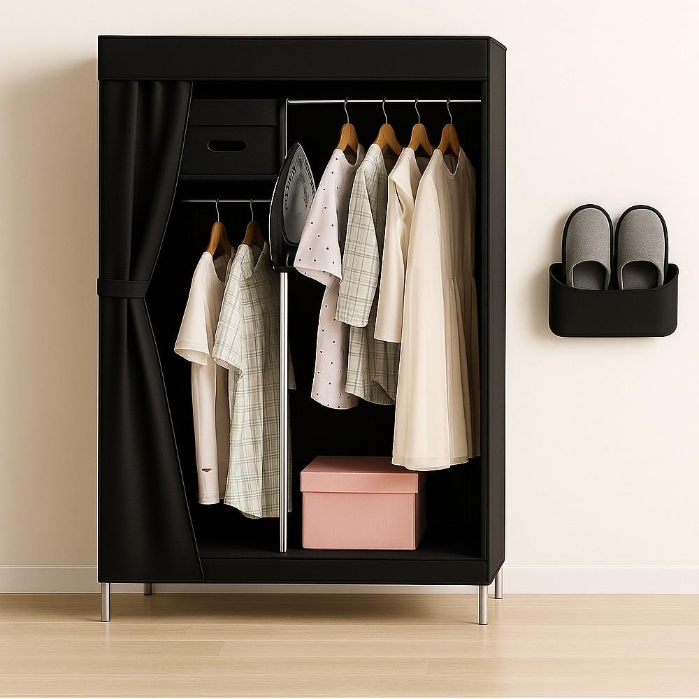 ORGANIZADOR PORTATIL CABIDEIRO PRATELEIRA MINI SAPATEIRA CAIXAS CAMPING PRETO
