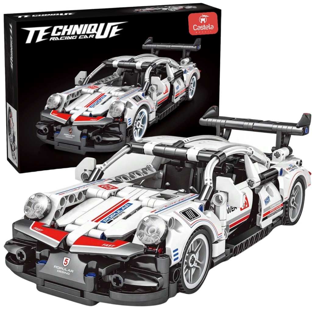 Carro Esportivo Tunado - Blocos De Montar 492 Peças CBS0093 - Castela em Oferta na Shopee