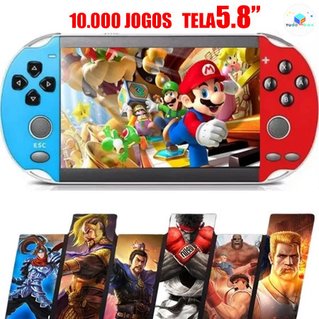 2025 Videogame Portatil 10000 Jogos Retro Console de Mão Memoria Expansivel Tela 5.8 /5.5 16GB