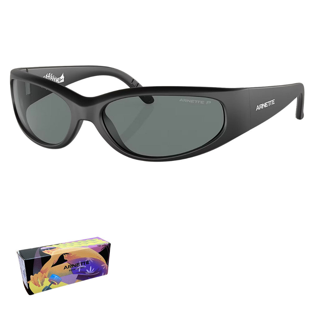Óculos de Sol Arnette Masculino Catfish Polarizado Preto AN4302 27588162