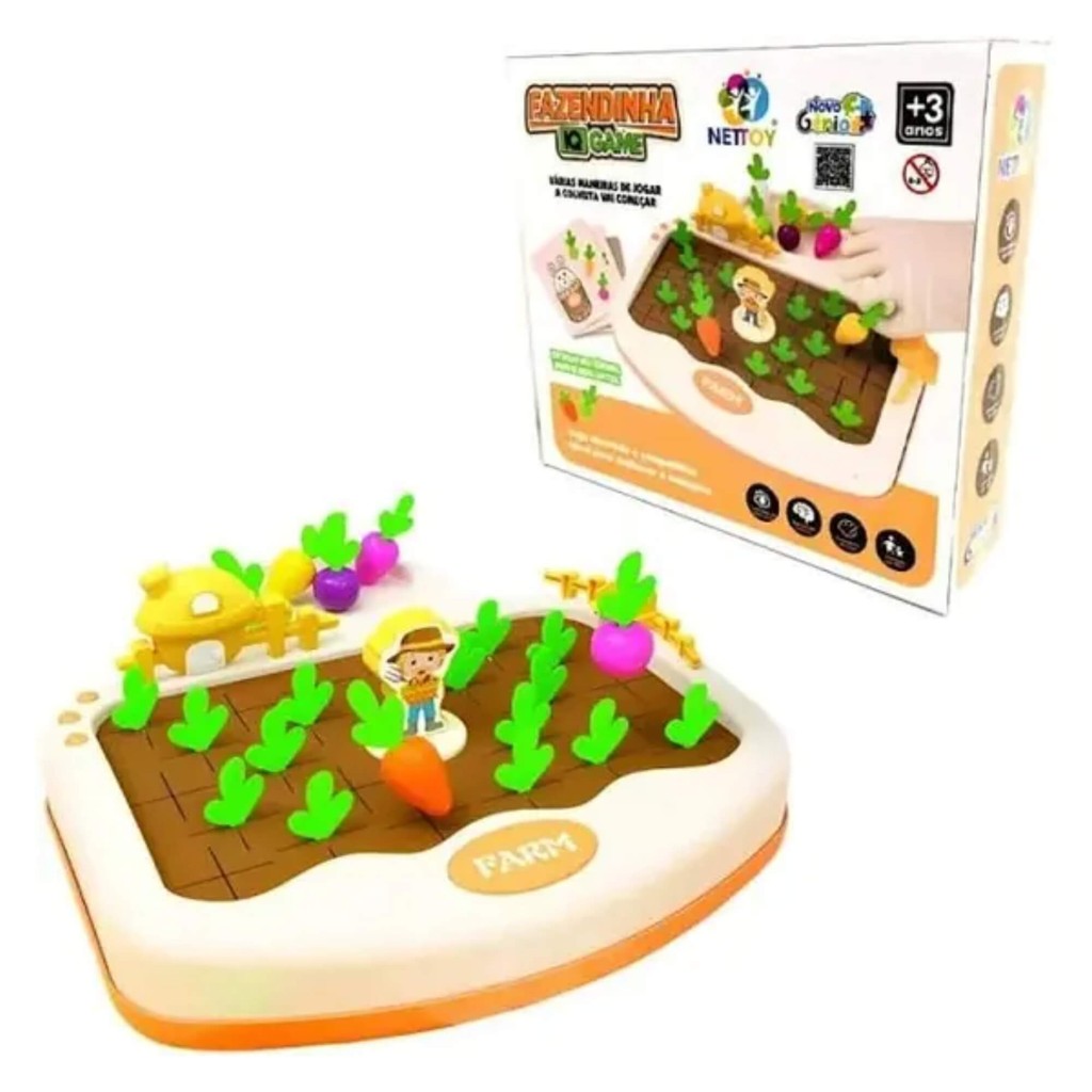 Brinquedo Infantil Desafio IQ Fazenda Nettoy - 40029 em Oferta na Shopee