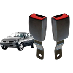 Par de Fechos Fêmea Hastes Rígidas Conector Renault Clio.