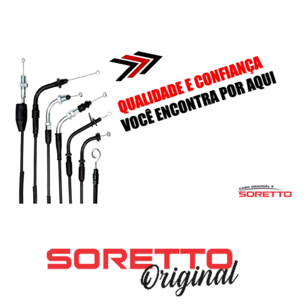 Cabo De Acelerador Yamaha Tenere XT 600 1988 a 1995 Original Soretto — imagem 2 de 2