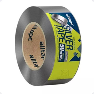 Fita Silver Tape 48mm X 50m Metros Alltape - 1 Rolo em Oferta na Shopee