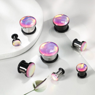 Alargador de Orelha Aço Cirúrgico Com Detalhes 4/6/8/10/12/14/16mm em Oferta na Shopee