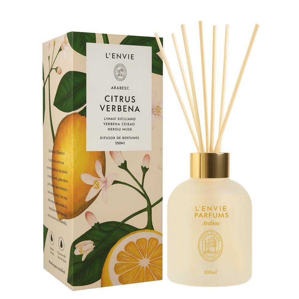 Difusor de Perfume Citrus Verbena Lenvie Parfums 200ml